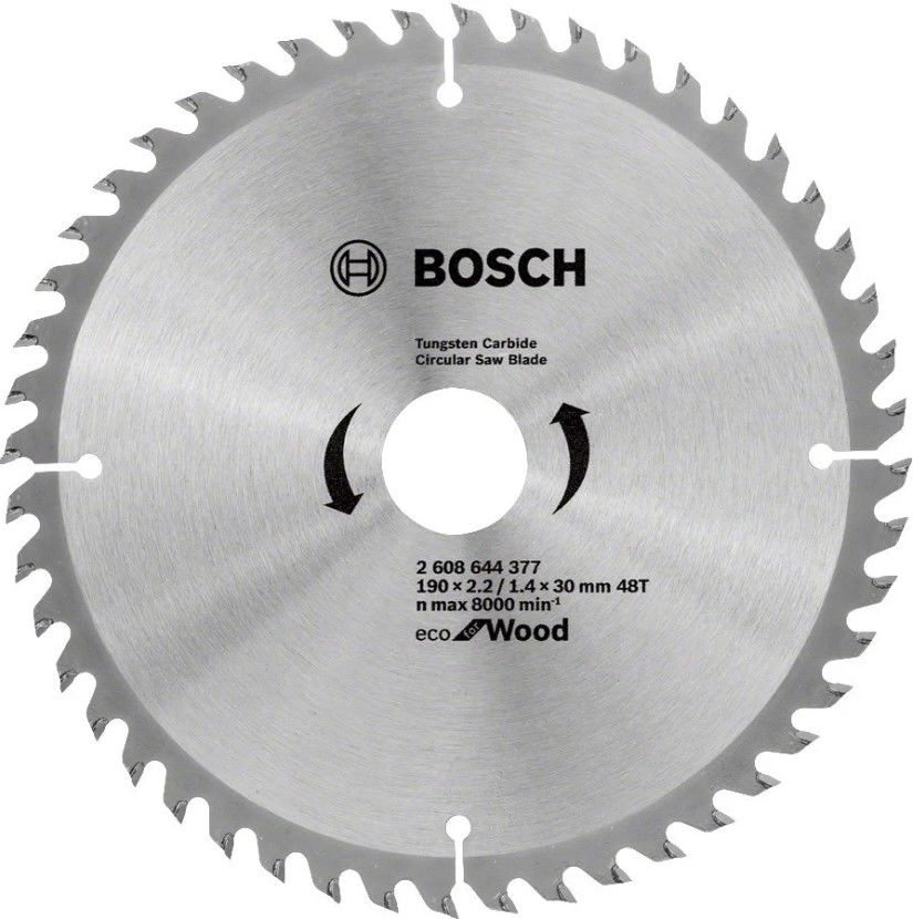 BOSCH Daire Testere Bıçağı Optiline EcoWood 190*30 mm. 48 Diş