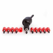 Milwaukee 10 Parça Bits Uç Seti + Knuckle (Boğumlu) Oynar Başlık