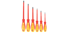 İzeltaş İzoleli Elektrikçi Tornavida Seti 1000 V 6'lı 4140009106