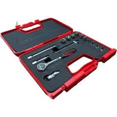 İzeltaş 15 Parça  1/4'' Altı Köşe Karbüratör Lokma Anahtar Takımı
