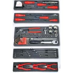 İzeltaş 8420005063 5 GÖZLÜ MEKANİK TAKIM ÇANTASI