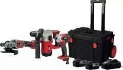 Attlas PRO-ATBL 3LÜ KÖMÜRSÜZ SET 2 (Kırıcı Delici-Torklu Vidalama-Akülü Taşlama)
