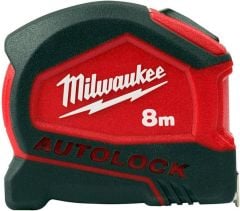 Milwaukee Ağır Hizmet Tipi Autolock Şerit Metre 8m