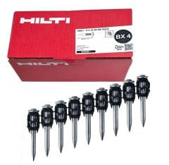 Hilti 1000'li Paket BX 4-22 Tabanca Çivisi 27 MM Betona Çakım  X-C B4 MX Beton çivileri (şeritli)