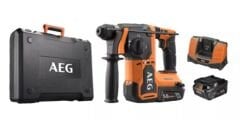 AEG BBH 18BL2-502C 18 V 5 Ah Çift Akülü Kömürsüz Kırıcı Delici