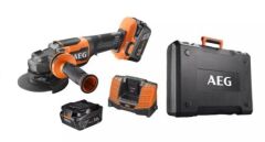 AEG BEWS 18-125BLPX2-502C Çift Akülü 5 Ah Taşlama Makinesi