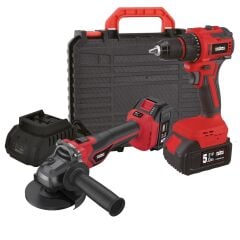 Attlas ATB 21 2li Kömürsüz Akülü Set (Matkap+Taşlama)