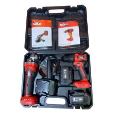 Attlas ATB 21 2li Kömürsüz Akülü Set (Matkap+Taşlama)