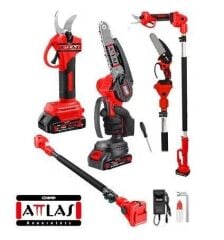 Attlas Atb21 3lü Kömürsüz Budama Seti