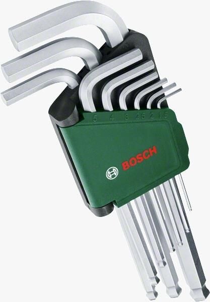Bosch 9 Parça Hex Alyan Anahtar Takımı - 1600A02BX9