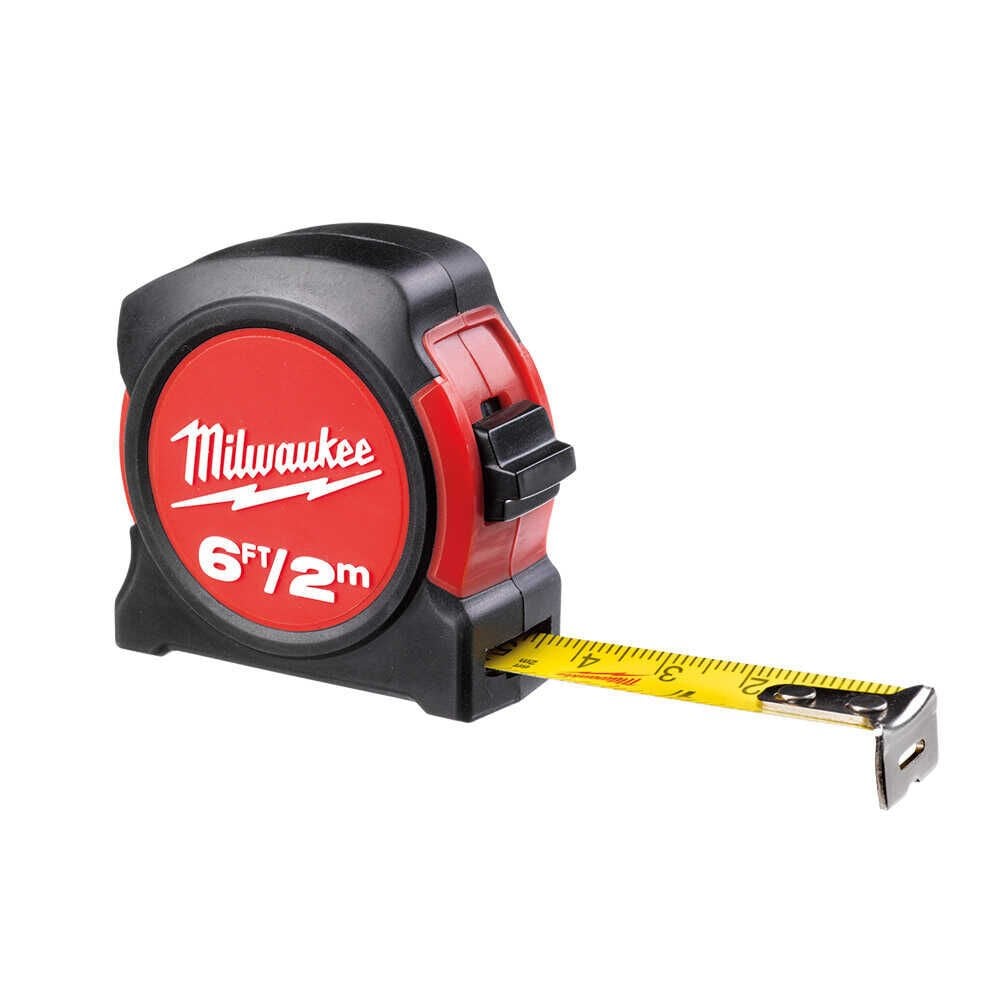 Milwaukee 2M Mini Şerit Metre 2M/6FT 13MM