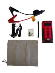 Attlas AJS 12 4'ü 1 Arada Akü Takviye Cihazı 12V 6A 120 PSI Lastik Şişirme Powerbank LED