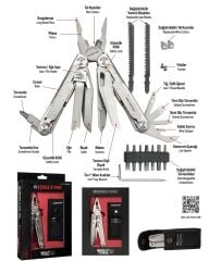 İzeltaş Multi Tool Pro 180 mm 15 Fonksiyonlu Çok Amaçlı Çakı