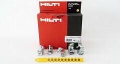 Hilti Çivili Dişli Rot Tavan Askısı X-HS M8 U32 P8 + Hilti Sarı Barut 6.8/11 Kapsül 100 Adet/Kutu