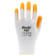 Beybi PN7 İş Eldiveni Polyester Örme Yarı Nitril