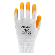 Beybi PN7 İş Eldiveni Polyester Örme Yarı Nitril