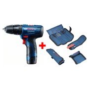 BOSCH GSB 120-LI Akülü Darbeli Vidalama + 23 Parça Aksesuar Seti