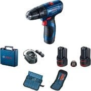 BOSCH GSB 120-LI Akülü Darbeli Vidalama + 23 Parça Aksesuar Seti