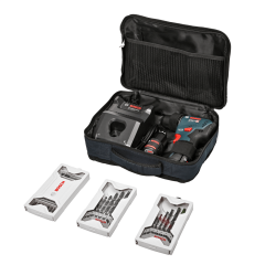 Bosch GSR 12V-30  Çift Akülü Vidalama Makinesi Bez Çantalı  + 39 Parça Aksesaur Seti
