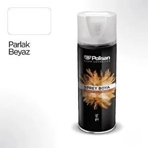 Polisan 400 ML Sprey Boya - Vernik - Astar Çeşitleri - Yüksek Isı Çeşitleri PARLAK BEYAZ ( RAL-9010 )
